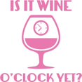 thumbnail image 2 of CafePress - Is It Wine O'clock Yet? -  Round Wood Ornament 4", 2 of 2