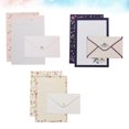 thumbnail image 3 of 6 Sets of Letter Papers Simple Colorful Beautiful Flower Printing Letter Papers, 3 of 9