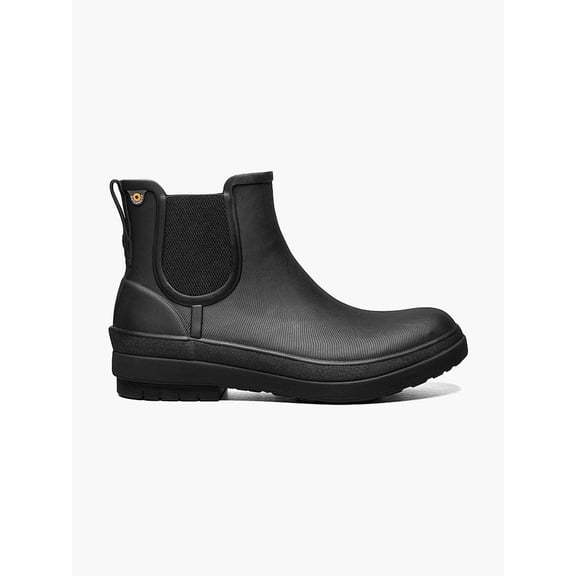 Bogs Footwear Amanda II Chelsea Women's Slip On Rain Boots; Black; 7 M