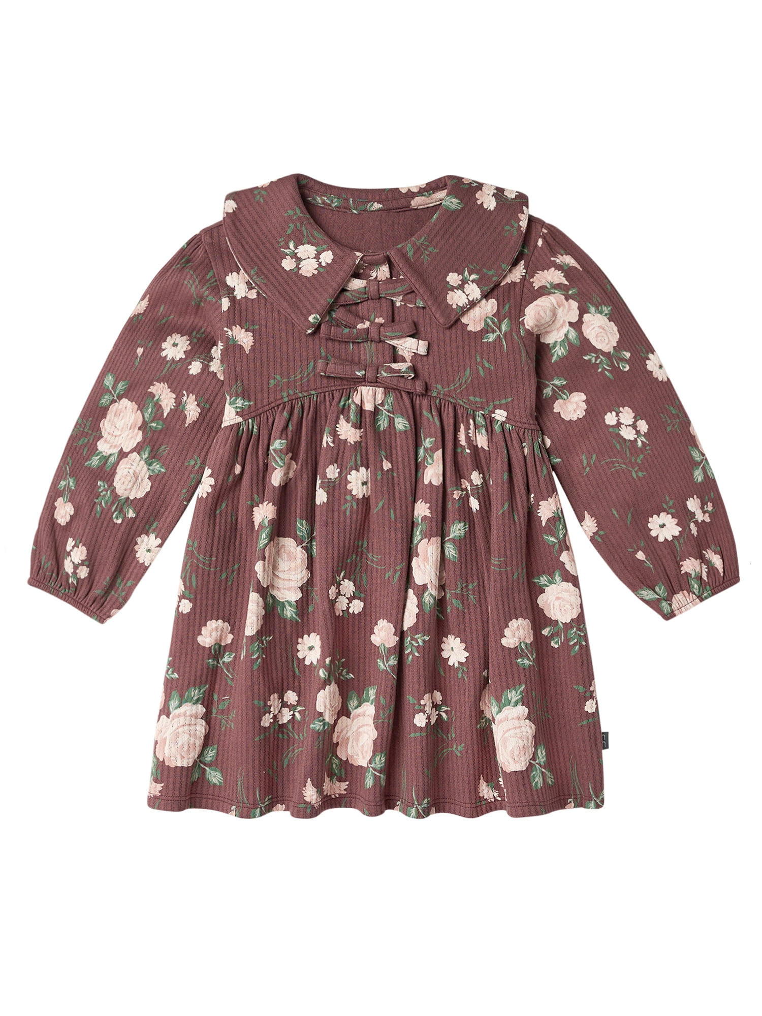 Modern Moments by Gerber Toddler Girl Bow Front Dress, Sizes 12 Months - 5T