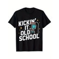 thumbnail image 1 of Arcade Kickin It Old School Arcade Machine Rétro Gaming à la Mode Court Motif Imprimé Chemise à Manches Courtes, 1 of 5