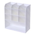 thumbnail image 1 of FloreceBien Estuche para guardar bolígrafos, portalápices, caja de almacenamiento de papelería multifuncional, suministros de oficina, escuela y hogar, color blanco, 1 of 5