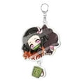 thumbnail image 4 of Demon Slayer Acrylic Keychain Keyring Cosplay Anime with Rengoku Kyoujurou Pendant for Kids Adult, 4 of 4