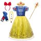 thumbnail image 2 of Vestido de princesa de Disney para niñas, disfraz de Rapunzel, Blancanieves, Cenicienta, fiesta de cumpleaños Fivean unisex, 2 of 2