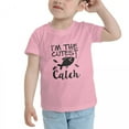 thumbnail image 3 of I'm Thest Fish Catchs Cute Toddler Tshirts for Boys Girls (Pink, 3T), 3 of 5