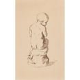 thumbnail image 3 of Helene Schjerfbeck 11x14 Black Modern Framed Museum Art Print Titled - Sitting Little Boy, Sculpture from Behind (1877 - 1878), 3 of 5