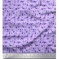 thumbnail image 1 of Soimoi Poly Georgette Fabric Dot,Floral & Heart Printed Fabric 1 Yard 42 Inch Wide, 1 of 1