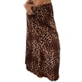 thumbnail image 3 of Jupes Maxi pour Femmes Imprimé Léopard Longueur Longue Jupe Décontractée pour Plage Fête Vacances m, 3 of 9