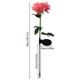 thumbnail image 4 of Lámpara Solar de crisantemo, 2 uds., luz de jardín, flores artificiales, césped, paisaje, jardín, decoración exquisita, creativa Iluminación y accesorios Crisantemo blanco Crisantemo Blanco Bearachild HA073440-01, 4 of 6