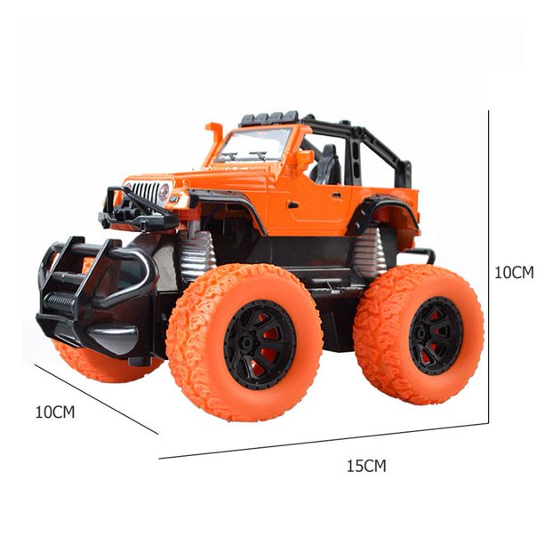 Todoterreno 4 canales modelo de vehículo eléctrico Control remoto RC Cars (naranja) Sywqhk libre de BPA