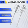 thumbnail image 7 of Hand Mixer Beaters for -Lton 62682RZ 62692 62695V 64699, Mixer Parts Replacement, Hand Mixer Electric Attachment, 7 of 7