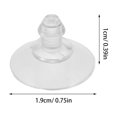 thumbnail image 2 of WEUVEB 200Ud Ventosas Para Muebles Transparentes De PVC Para Colgar Con Agarre Y Sin Marcas, 2 of 8