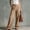 Khaki, variant on Pants For Women Cotton Linen Wide Leg Pants High Waist Elastic Loose Fit Summer Vacation Trousers Black XXL