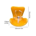 thumbnail image 4 of Asiento Seguridad para Muñeca Coche Labubu Kawaii Adorno Dibujos Animados () Amarillo, 4 of 4