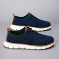 thumbnail image 5 of Men's Casual Walking Sneakers - Breathable Knit Upper Shoes with Quick-Lace Elastic System, 5 of 6