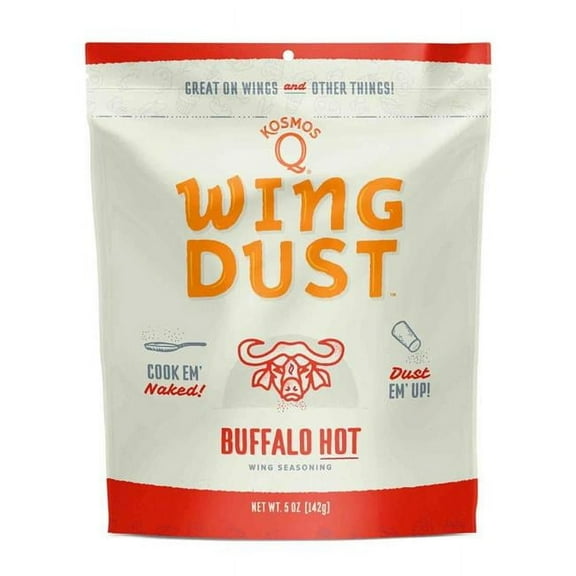 Kosmos Q 8029529 5 oz Wing Dust Buffalo Hot Wing Seasoning