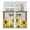 Golden Yellow, Amber, Black, Wood, variant on Welcome Sunflowers Kitchen Curtains 45 Inch Length, Floral Black Checker Rustic Wooden Tiers Curtains for Bathroom Bedroom Cafe, Light Filtering Small Window Treatment Short Drapes 2 Panels 42"Wx45"L