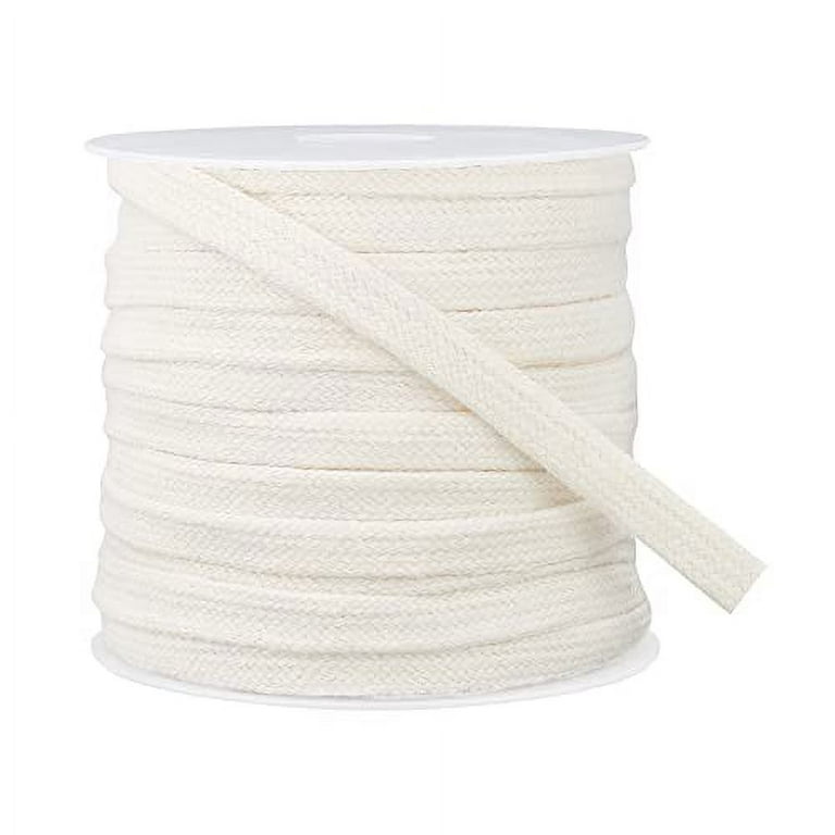 Beyond Trim Drawstring Cord Rope - 100% Cotton Replacement Piping Drawcord  Clothing Sewing DIY Crafts 80B White 5 Yards