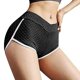 thumbnail image 2 of Gibobby Shorts Yoga Elasic Mujeres Deportes Yoga Pantalones Gimnasio Atlético Leggings Correr Moda Pantalones cortos Yoga Pantalones(Negro, XXL), 2 of 4