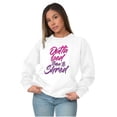 thumbnail image 5 of Shred Mode Motivational Gym Workout Women Crewneck Sweatshirt Brisco Brands S, 5 of 6