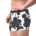 thumbnail image 2 of Honeii Black And White Sheeps Men's Underwear Boxer Briefs Pack, ComfortSoft Boxer Brief for Men, Moisture-Wicking Breathable-Small, 2 of 5