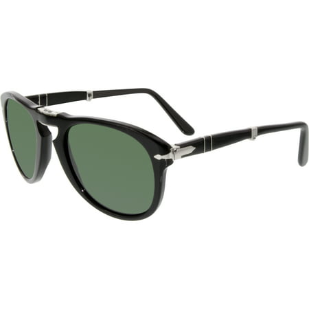 Women's Polarized PO0714-95/58-52 Black Oval Sunglasses