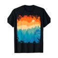 thumbnail image 1 of T Shirt Men'S Summer Round Neck Short Sleeve Top Retro Wild Tree Retro Natural Forest Pattern, 1 of 5