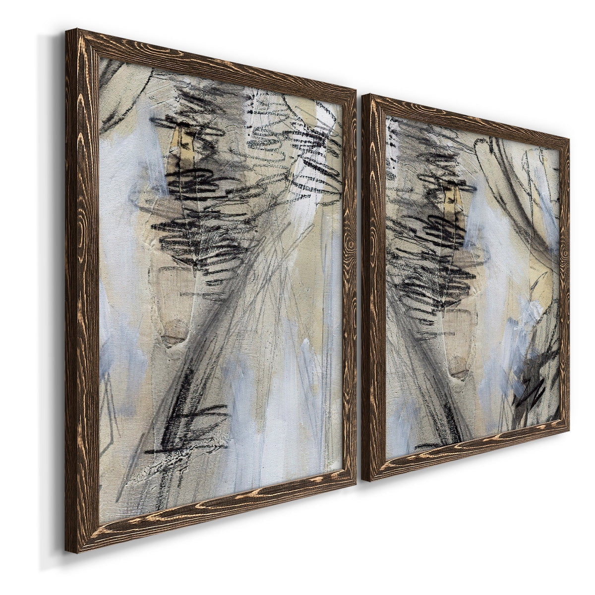 Masked Notes V - Premium Framed Canvas 2 Piece Set - Ready to Hang