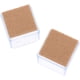 thumbnail image 2 of 4 Uds. Tapas de silicona para patas de sillas, protectores de suelo cuadrados, cubiertas para pies de mesa y muebles, almohadillas de fieltro para evitar arañazos, protector de suelo de madera, transparente, 31x31mm JM, 2 of 5
