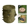 thumbnail image 6 of Wswqop smtyteeng 2 Camping Trash Can Folding 13 Gallon Waste Bin Portable Home Recycle Green Brown2, 6 of 9