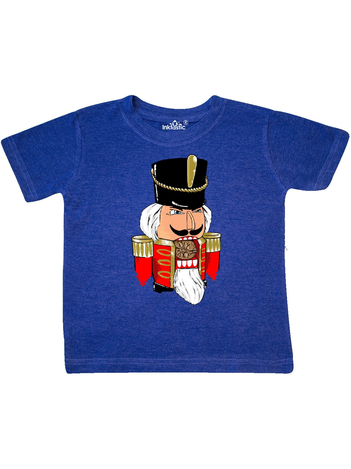 INKtastic Christmas Nutcracker in Red Toddler TShirt