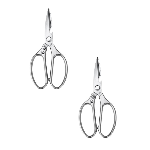 Tomato Slicer And Lemon Slicer Kitchen Scissors Poultry Shears Heavy Duty Meat Scissors Dishwasher Multipurpose Stainless Steel Sharp Utility Food Scissors For Chicken Poultry Fish Herb