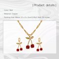 thumbnail image 6 of HOOUN 2 Pcs Red Dinner Party Miss Post Earrings for Women Fashion, 6 of 9