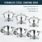 Stainless Steel Chafing Dish Set for Catering Parties Weddings BBQs 5L