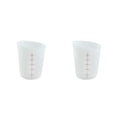 thumbnail image 3 of Billuyoard Taza medidora de 250/500ml, vaso graduado de café con leche, recipiente medidor de silicona para cocina de laboratorio 250ML 2piezas Billuyoard  CBP136775, 3 of 5