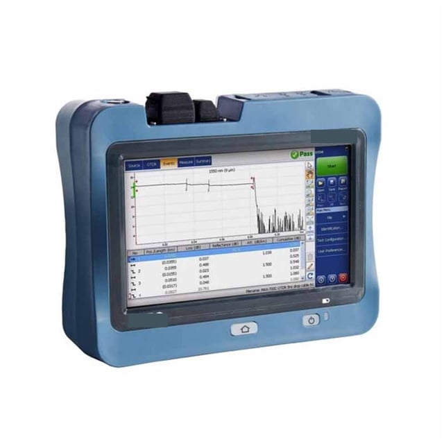 OTDR 720C-IOLM 1310/1550nm 35/36dB With 7 Inch Touch Screen 730C-SM Fiber Optical Time Domain Reflectometer ,Test Precision