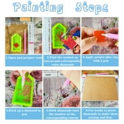 Monet 5D Diamond Painting Kits, Full Drill Famous Diamond Paintings Collection for Home Wall Decor DIY, 12x16in (Impression Sunrise)