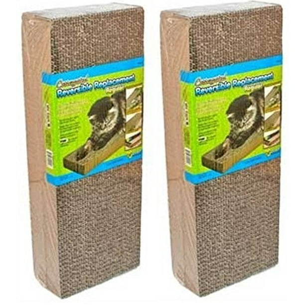 Ware Corrugated Reversible Replacement Cat Scratcher, 2 Count Walmart
