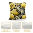 thumbnail image 4 of GOSMITH  Summer Outdoor Pillow Covers,Farm Yellow Lemon and Gnome Elf Decorative Waterproof Throw Pillow Case Rural Fruits Tree Branch Soft Cozy Cushion Pillowcases White, 4 of 5