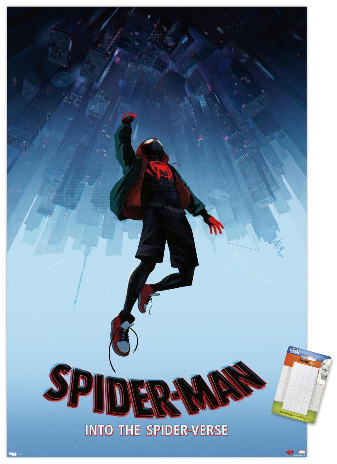 Marvel Spider-Man - Into The Spider-Verse - Falling Wall Poster, 22.375" x 34"