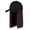 Dark Brown, variant on Yajisi Women's Short Straight Hair Wig with Attached Black Baseball Cap Heat-Resistant Synthetic Fiber Natural-Looking Adjustable Hat 10 inches / 25.4 cm Black with Blue