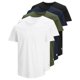 thumbnail image 1 of Jack & Jones Camiseta para Hombre, Paquete de 5 - JJENOA, manga corta, cuello redondo, algodón, color sólido Blanco/Verde/Azul/Negro M (Medium), 1 of 5
