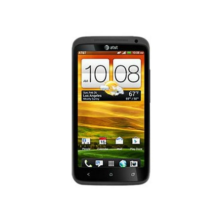HTC One X - 4G smartphone - RAM 1 GB / Internal Memory 16 GB - LCD display - 4.7" - 1280 x 720 pixels - rear camera 8 MP - AT&T - gray