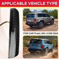thumbnail image 4 of Third 3rd Brake Light for Toyota Prado 250 LC250 2024, Black, 4 of 5