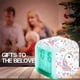 thumbnail image 2 of Digital Alarm Clocks, Bright Night LED LCD Cube with Light Children Wake Up Bedside Clock Birthday G, 2 of 4