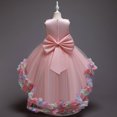 thumbnail image 4 of Girls Trailing Princess Dresses Lace Evening Party Dress#2039, 4 of 4