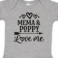 thumbnail image 4 of Inktastic Mema and Poppy Love Me Girls Baby Bodysuit, 4 of 5