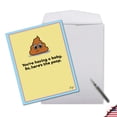 thumbnail image 4 of NobleWorks Jumbo Funny Baby Greeting Card (Parents) 8.5 x 11 Inch with Envelope (1 Pack) Big, Jumbo Shower, Announcement The Poop J9284BBG, 4 of 6