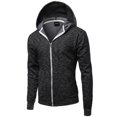 thumbnail image 1 of FashionOutfit Men's Basic Solid Light Weight Hoodie Jackets, 1 of 3