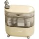 thumbnail image 1 of Covered Storage Container Rotatable Jewelry Box with Dustproof Cover Multi-layered Makeup Organizer Lipsticks Brushes Removable Cable White Triple Lay, 1 of 4